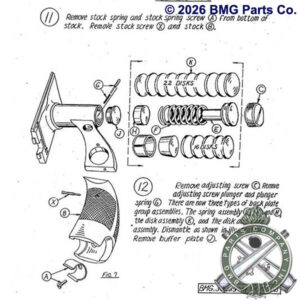 Buffer Spring Assembly, M1917, M1919, M37.