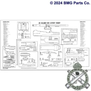 M2HB .50 cal. Layout Chart