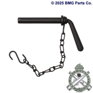 Pin and Chain Set, D38579 Cradle.  Includes a 9/16" pin for the M1917, M1919, M37, ANM2, M2HB and a Pin and Spacer for the M1918 BAR Rifle.  Chain Set included.  New, MIL-SPEC.