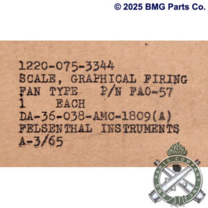 Graphical Firing Scale, with Case.