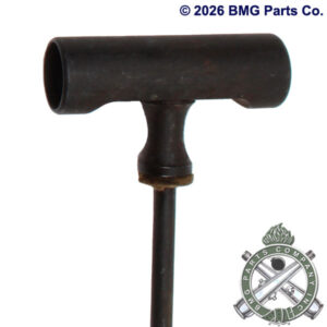 MG13 Cleaning Rod, Black, with Brush.