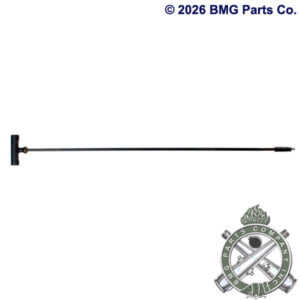 MG13 Cleaning Rod, Black, with Brush.